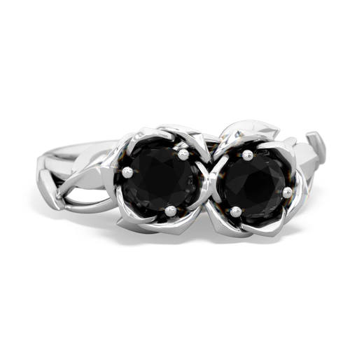 onyx-onyx roses ring