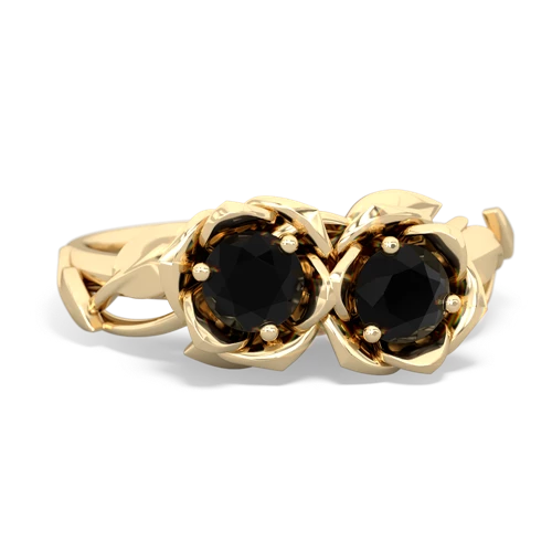 onyx-onyx roses ring