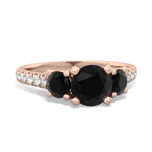 onyx-onyx trellis pave ring