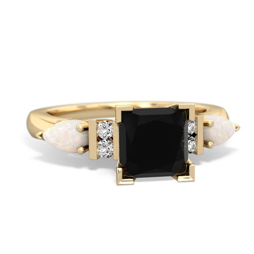 onyx-opal engagement ring