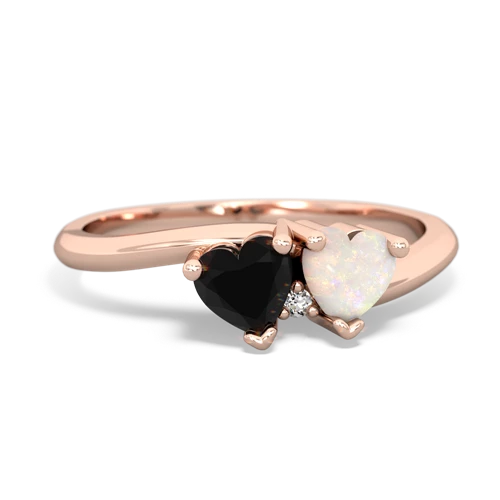 onyx-opal sweethearts promise ring