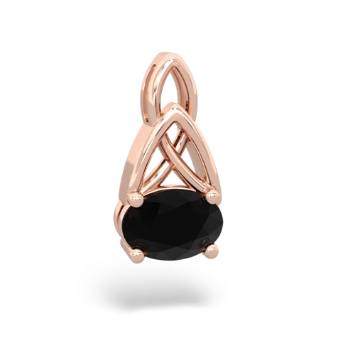 onyx filligree pendant