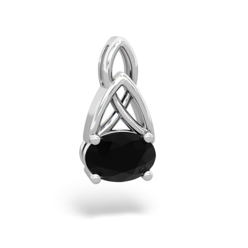 onyx filligree pendant