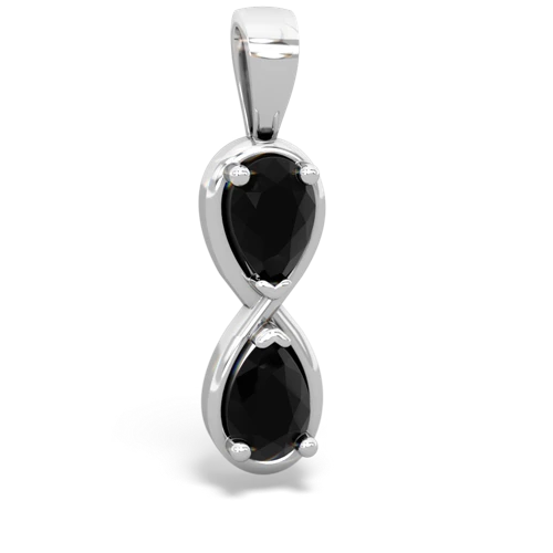 onyx infinity pendant