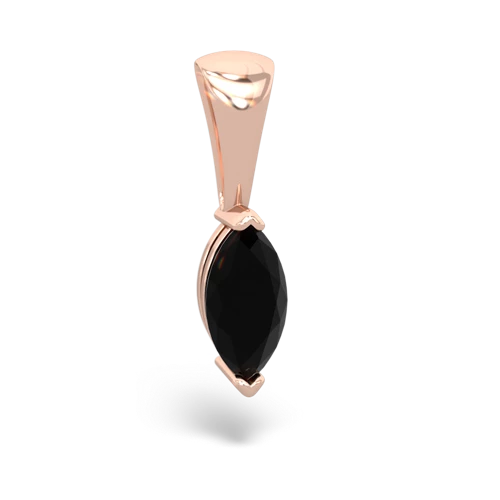 onyx marquise pendant