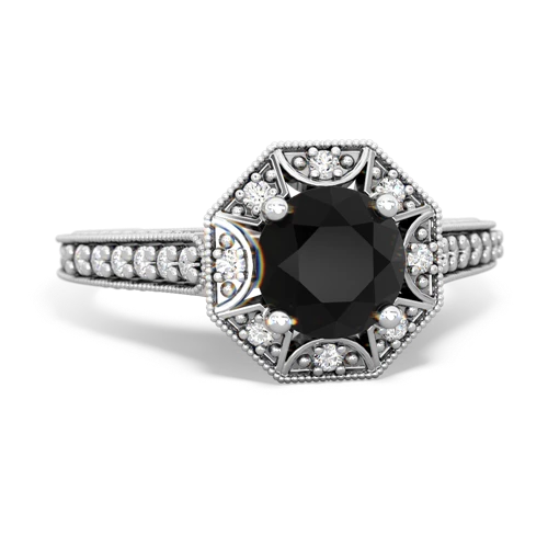 Black Onyx Art-Deco Starburst Genuine Black Onyx ring Ring