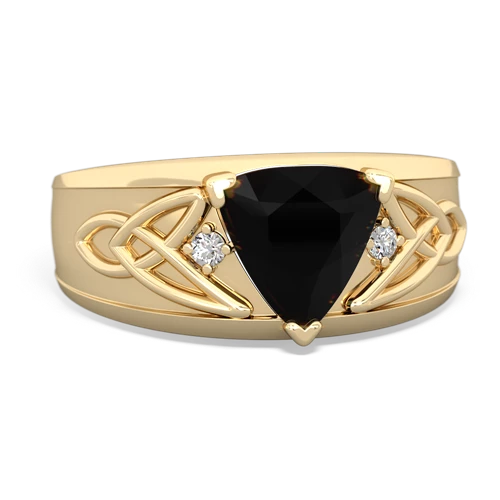 onyx celtic ring