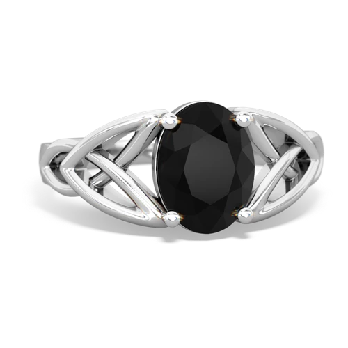 onyx celtic ring