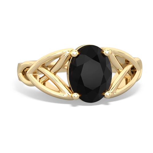 onyx celtic ring