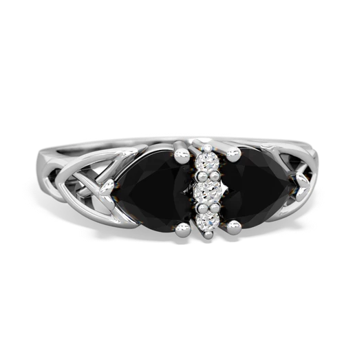 onyx celtic ring