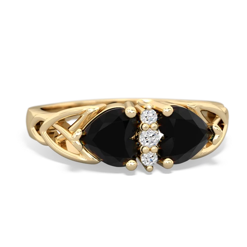 onyx celtic ring