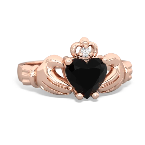 onyx claddagh ring