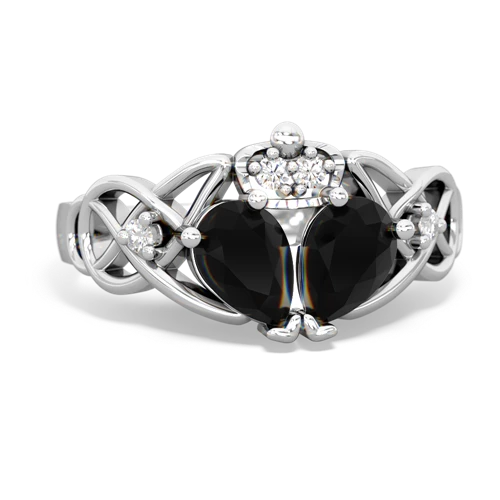 onyx claddagh ring