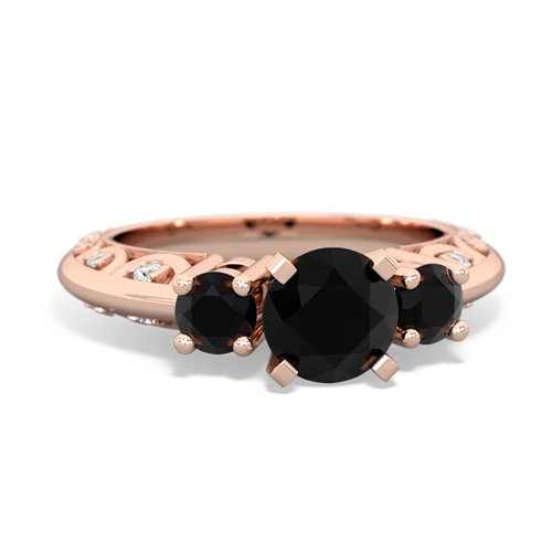 onyx engagement ring