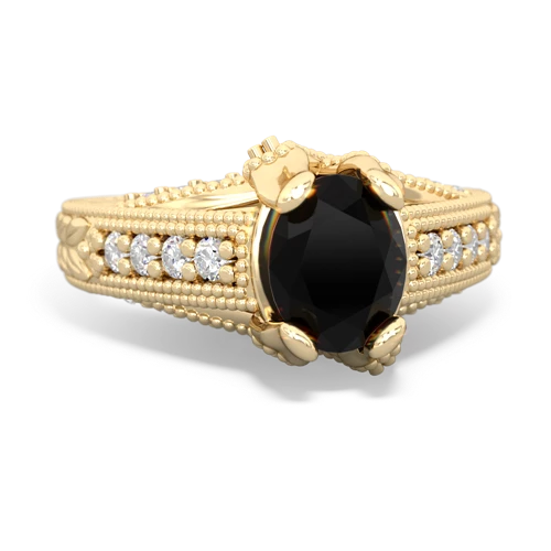 Black Onyx Antique Style Genuine Black Onyx ring Ring