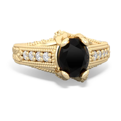 onyx engagement ring