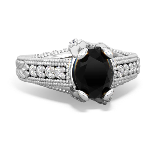 onyx engagement ring