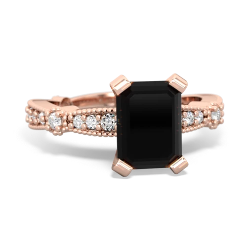 onyx engagement ring