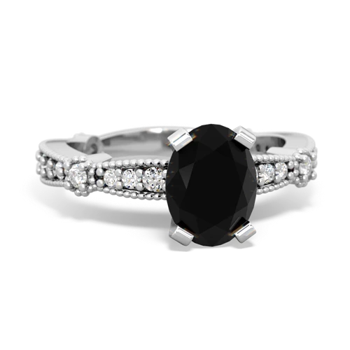 onyx engagement ring