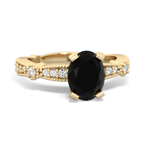 onyx engagement ring