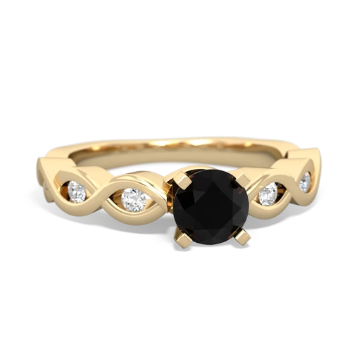 onyx engagement ring