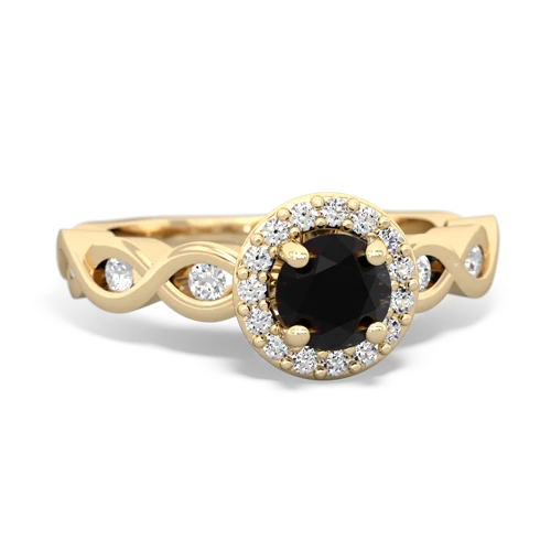 onyx engagement ring