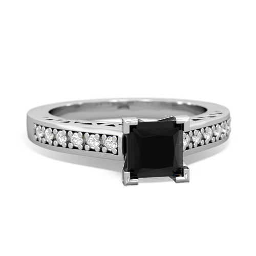 onyx engagement ring