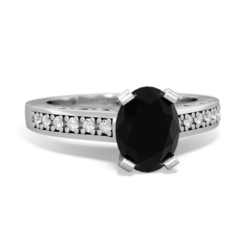 onyx engagement ring