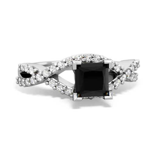 onyx engagement ring