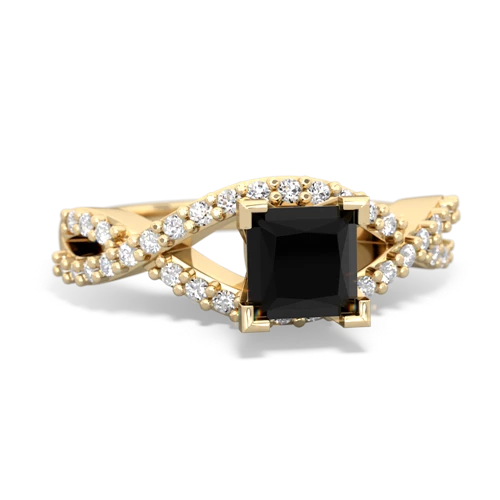 onyx engagement ring