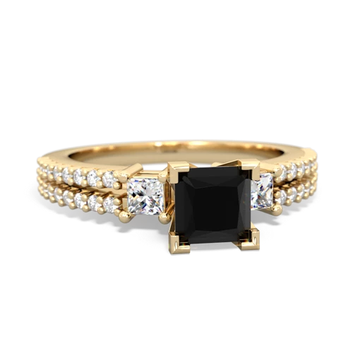 onyx engagement ring