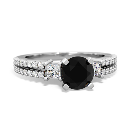 onyx engagement ring