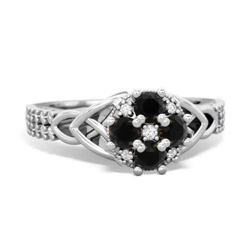 onyx engagement ring