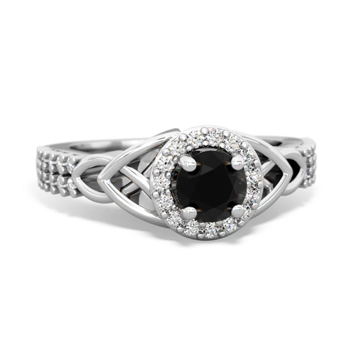 onyx engagement ring