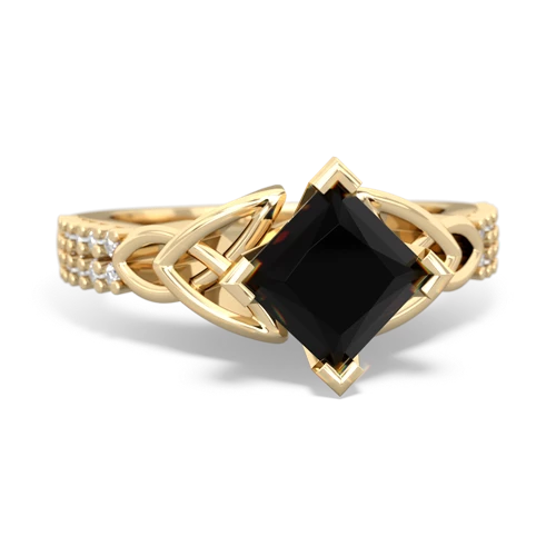 onyx engagement ring