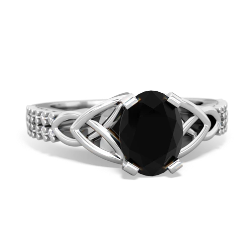 onyx engagement ring