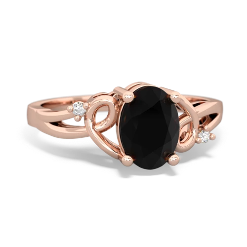 onyx filligree ring