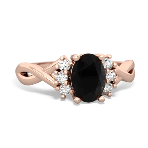 Black Onyx Victorian Twist Genuine Black Onyx ring Ring