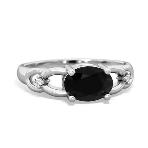 onyx filligree ring