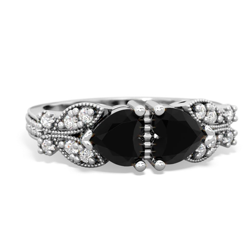 onyx keepsake butterfly ring