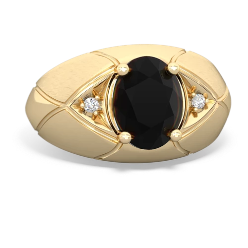 onyx mens ring