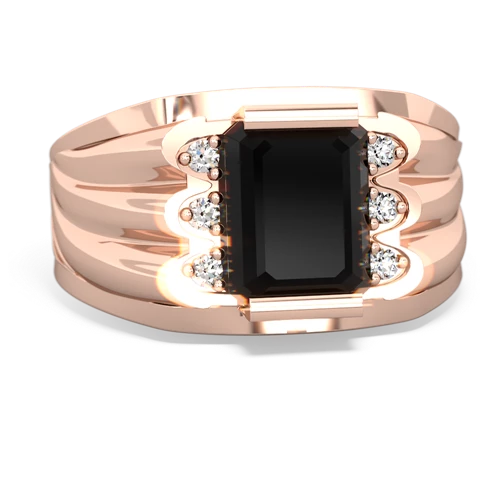 onyx mens ring