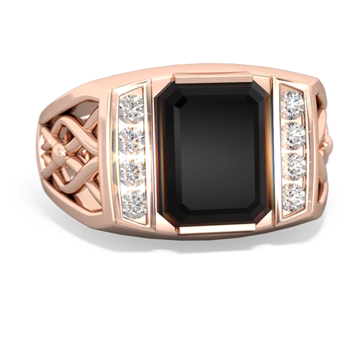 onyx mens vine ring