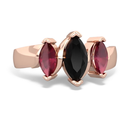 onyx-ruby keepsake ring