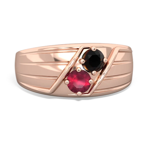 onyx-ruby mens ring