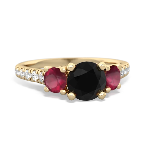 onyx-ruby trellis pave ring