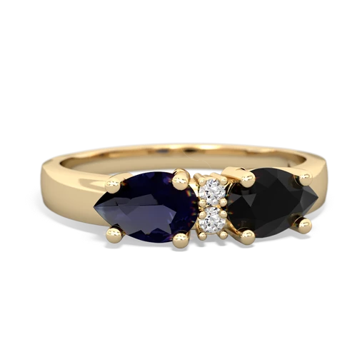 onyx-sapphire timeless ring