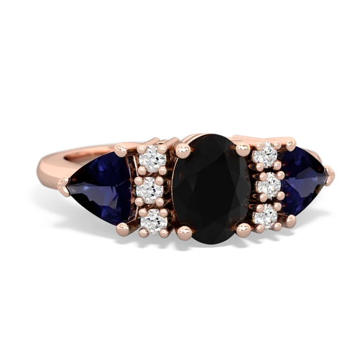 onyx-sapphire timeless ring