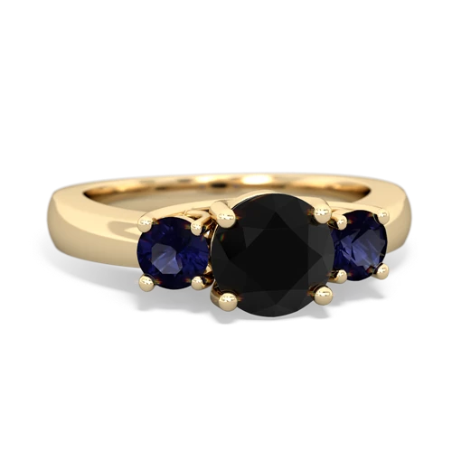 onyx-sapphire timeless ring