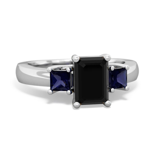 onyx-sapphire timeless ring